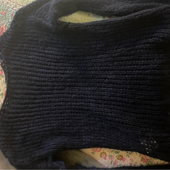Brandy Melville dark blue sweater - knit sheer sweater size small - Picture 1 of 3